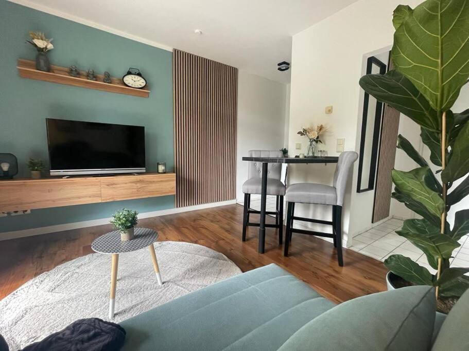 Modernes Apartment In Chemnitz Luaran gambar