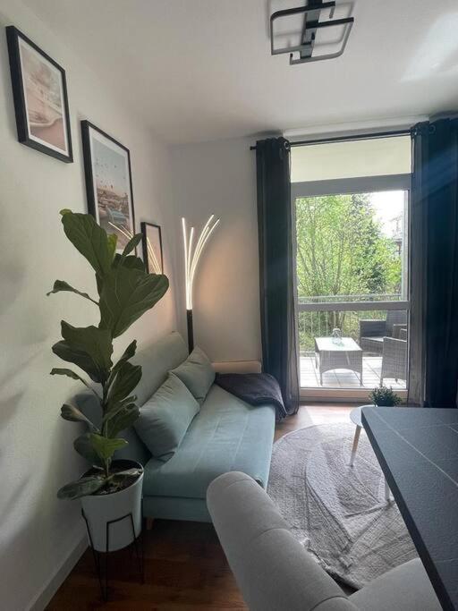 Modernes Apartment In Chemnitz Luaran gambar
